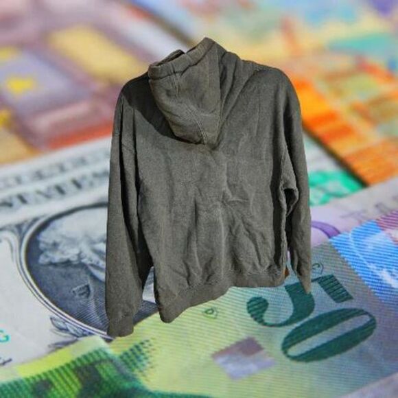 NHL Detroit Red Wings Hoodie Gray Size M (G42) - Picture 2 of 4